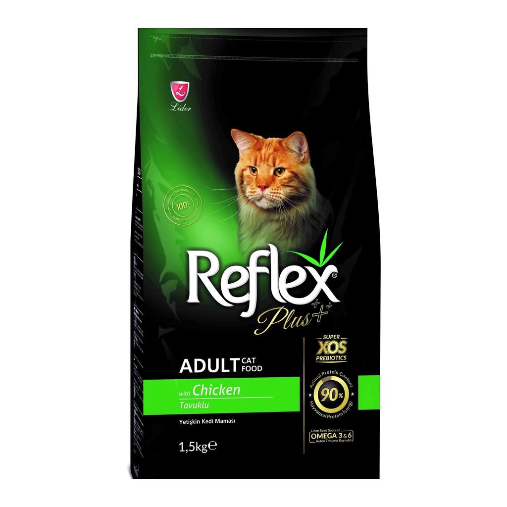 Hạt cho mèo Reflex 2kg, Reflex Plus 1.5kg, Hạt cho mèo con và mèo lớn xuất xứ Thổ Nhĩ Kỳ