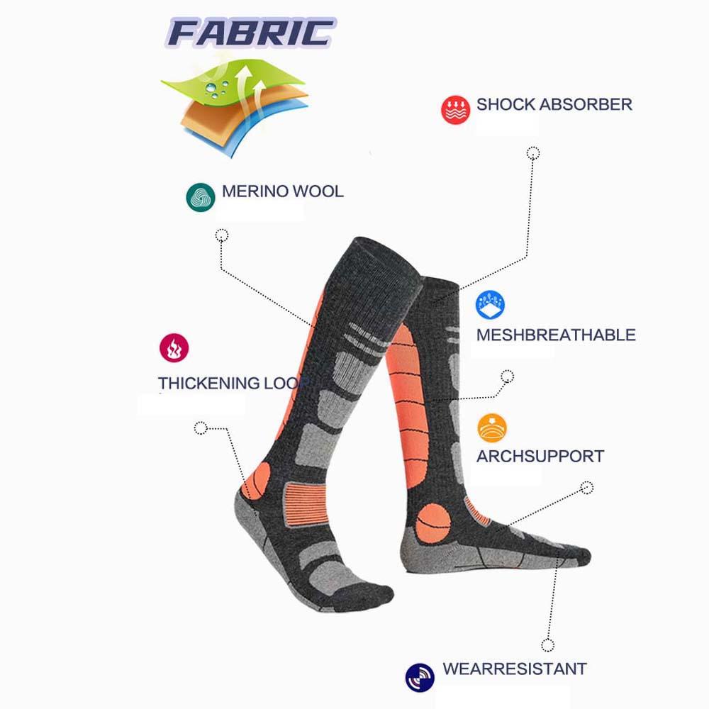 1 Đôi Tất Thể Thao Giữ Ấm Mềm Mại Cho Nam Nữ