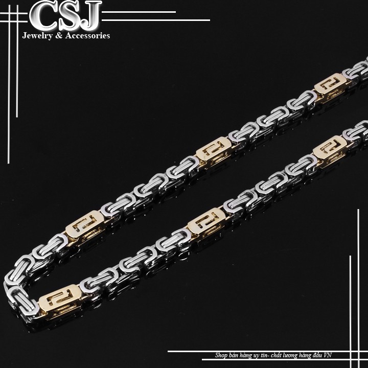 DÂY CHUYỀN INOX NAM VUÔNG CÁCH ĐIỆU  CỰC ĐẸP - Đem lại đẳng cấp phong độ cho người quen