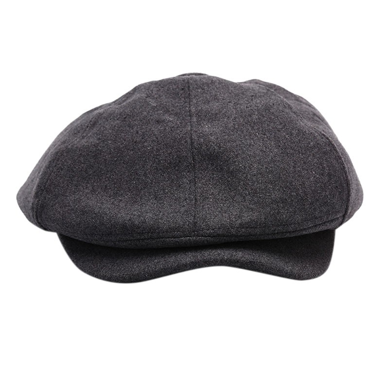 [bigapple]Unisex Mens Ladies 8 Panel Wool Blend Baker Boy Newsboy Flat Cap adore