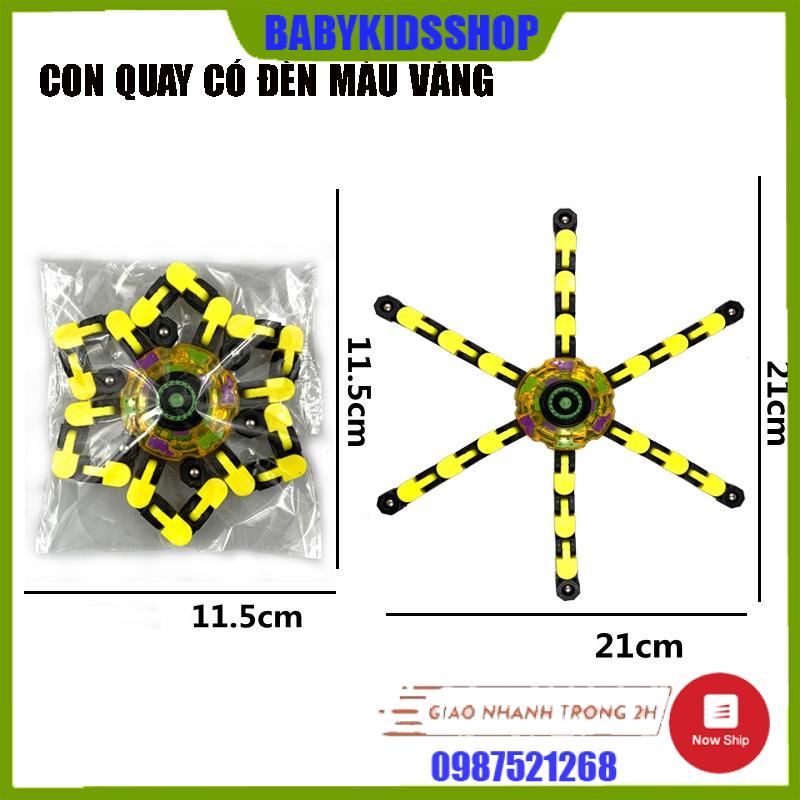 Con quay đồ chơi robot fidget spinner đầu ngón tay cơ khí dạng chuỗi biến hình , con quay hồi chuyển giải nén spinner