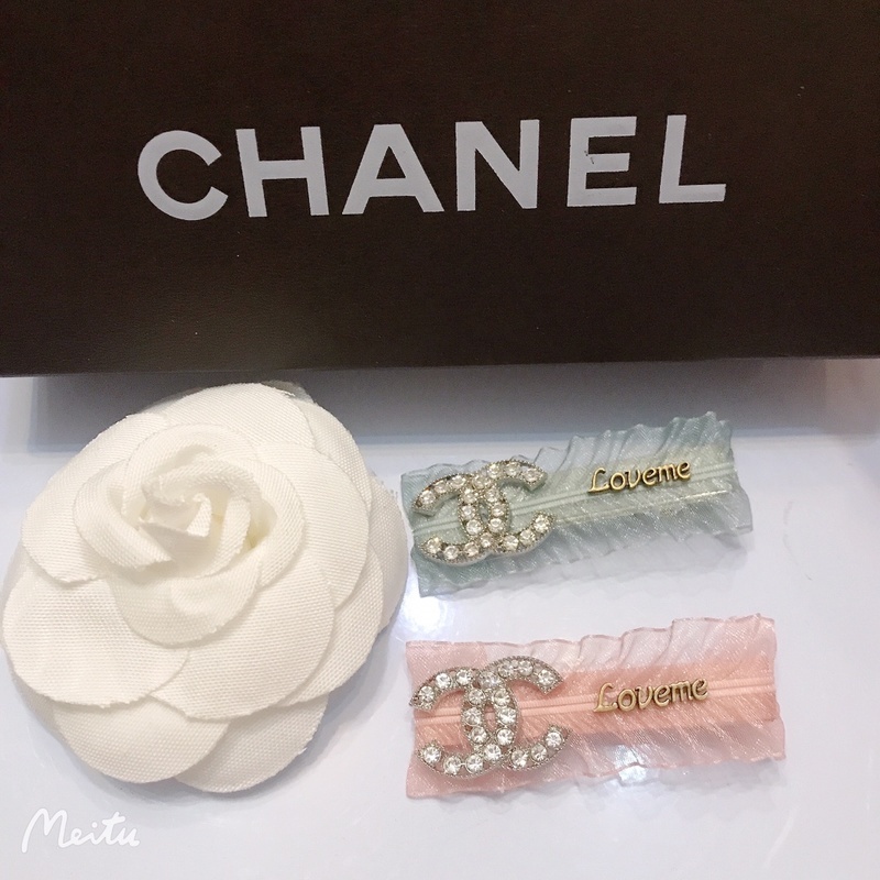 Mới Kẹp Tóc Vải Organza Phối Ren Xinh Xắn Cho Nữ