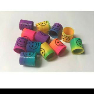 Đồ Chơi Lò Xo Cầu Vồng Ma Thuật 12 Cái (Đường Kính 3 Cm)