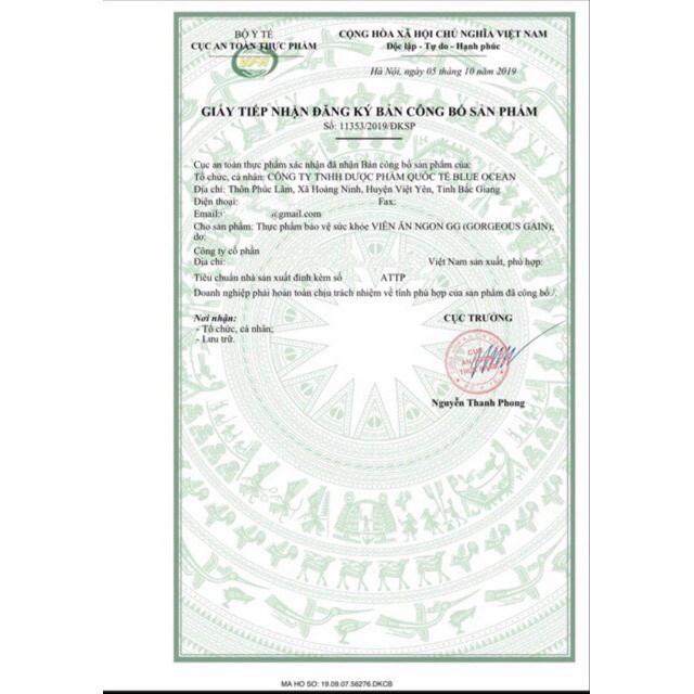 ( CHÍNH HÃNG ) Viên Ăn Ngon GG Gorgeous Gain – Giúp Tăng Cân Hiệu Quả | Thế Giới Skin Care