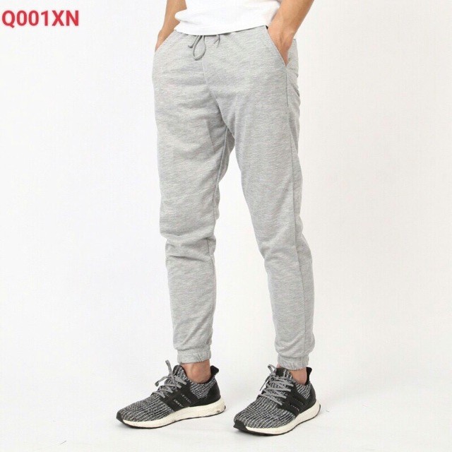 🌸 CHUYÊN SỈ 🌸 QUẦN Nỉ Bông Ngoại Basic Unisex LOẠI jogger bo ống nam nữ MÀU ĐEN XÁM ẢNH THẬT GIÁ RẺ