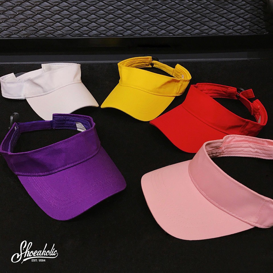 (Ảnh thật) Mũ lưỡi trai nửa đầu Visor (INBOX TRƯỚC KHI ĐẶT HÀNG)