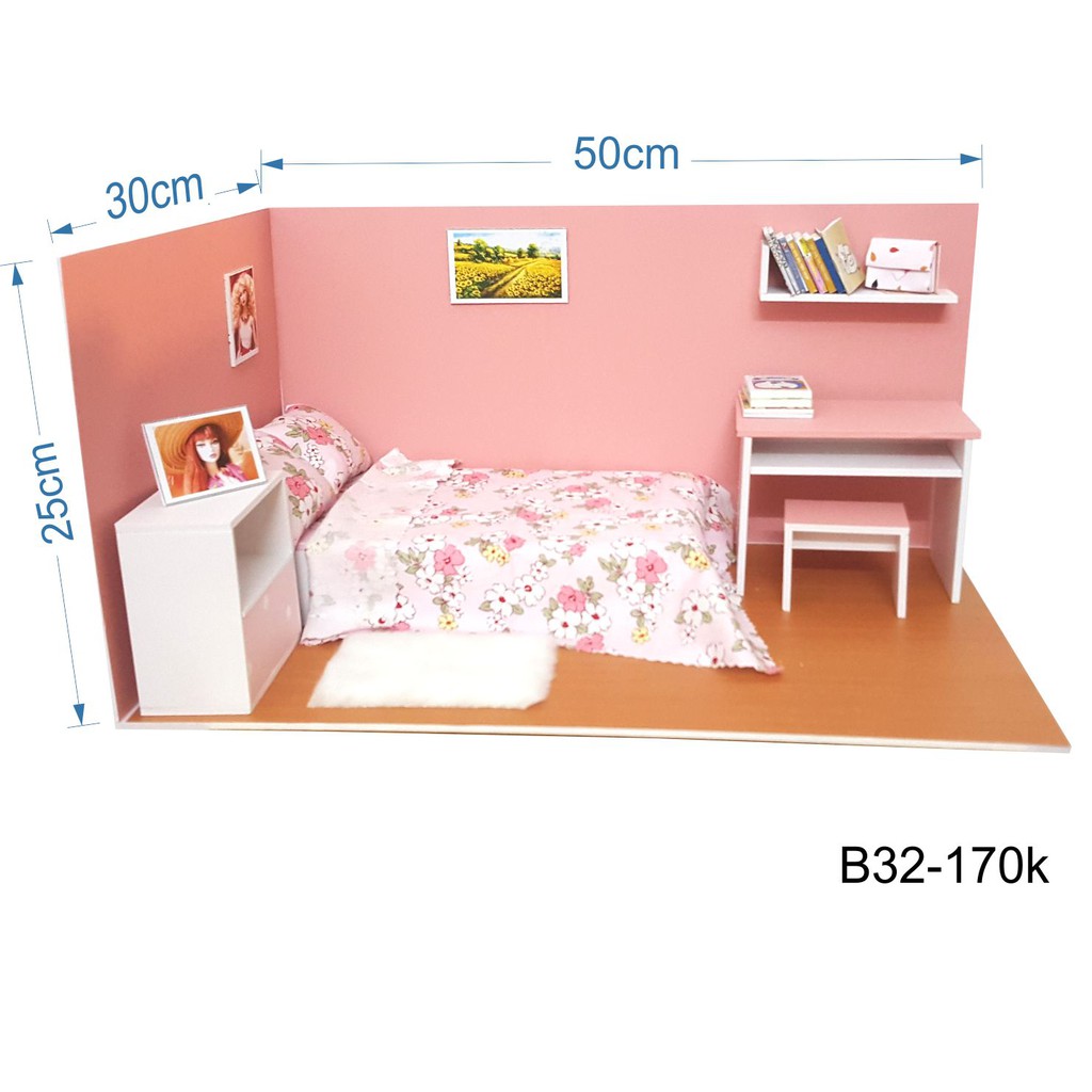 Nhà Búp Bê - Phòng Ngủ Barbie B3