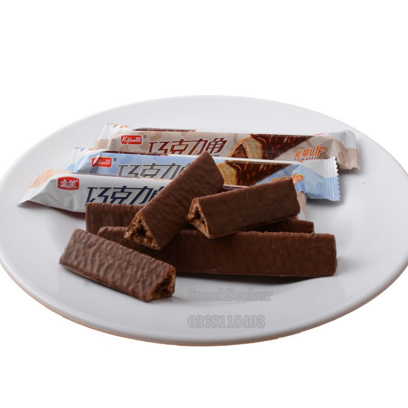 BÁNH SOCOLA 3 VỊ - GÓI 11G- SNACK SEEKER-Bánh thanh socola kem nhân sữa,đậu phộng và socola siêu ngon | BigBuy360 - bigbuy360.vn