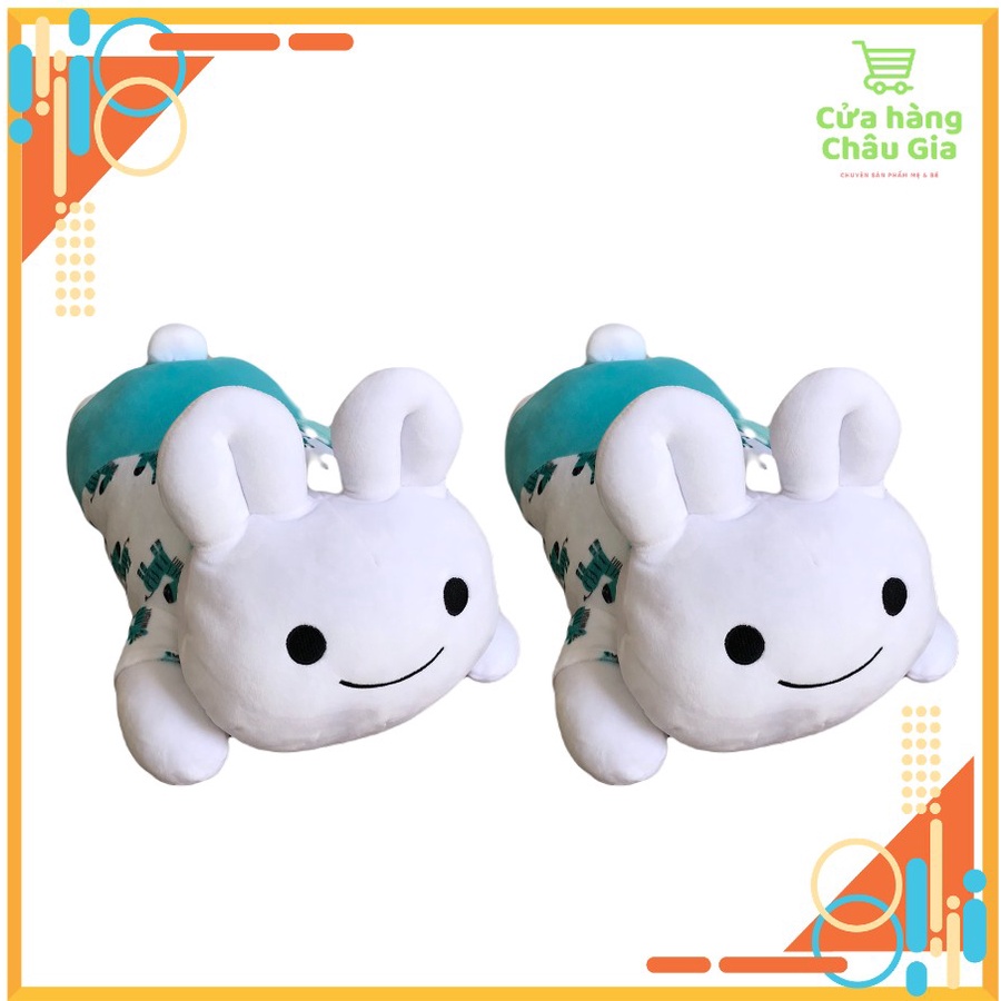 Bộ chăn gối thỏ goodskin cao cấp quà tặng bỉm Merries