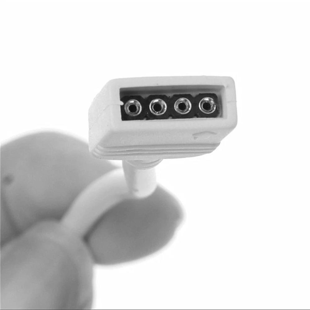 Đầu Nối Chia Cổng 4Pin RGB Màu Trắng 1 Sang 2 1 To3 1 Sang 4 Cho Dây Đèn LED 5050 3528 RGB