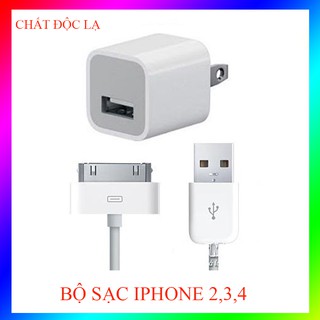 Cáp Sạc Iphone 4,4s Ipad 1,2,3 Zin Chính Hãng -Sạc Bền,Vào Pin Nhanh