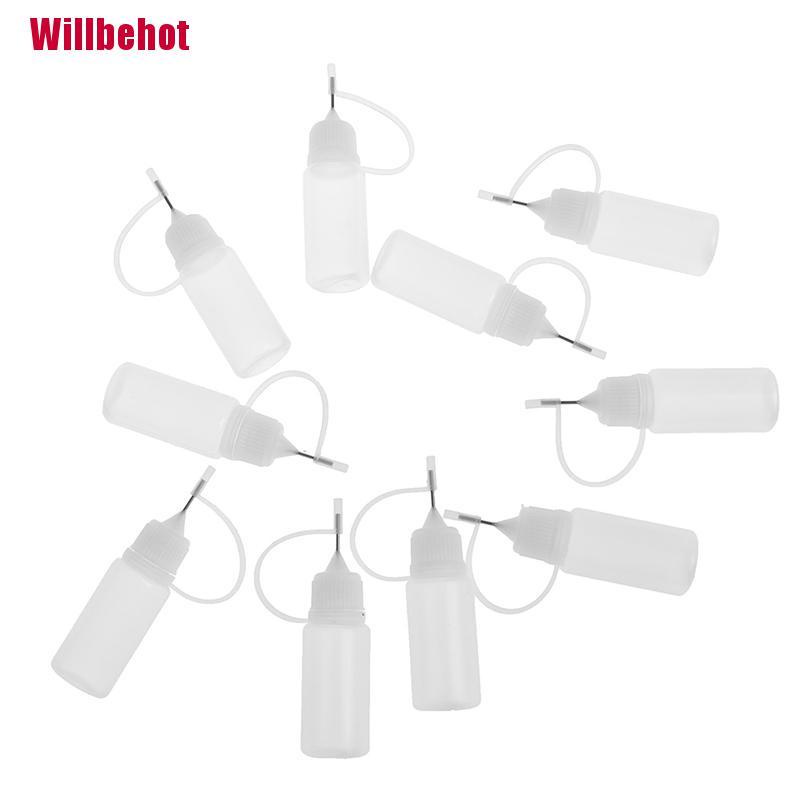 Set 10 lọ bơm dung dịch 10ml đầu kim tiện dụng