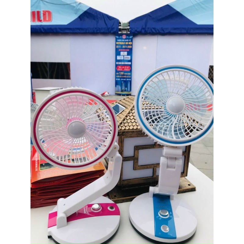 Quạt tích điện gấp gọn Mayor Wolf Folding Fan MWFF - 2021