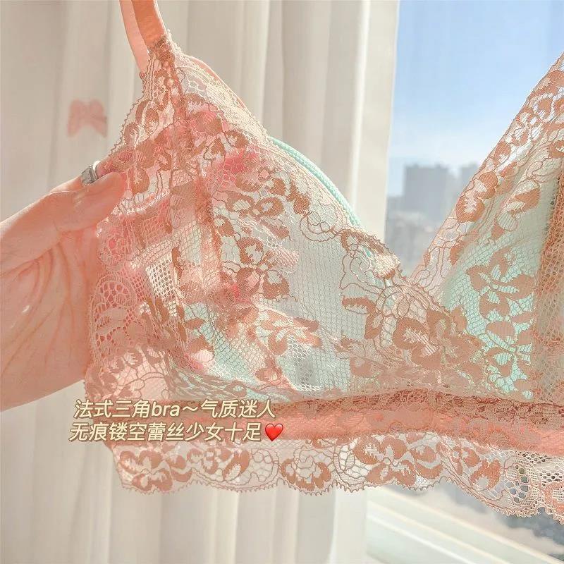 Áo Lót Ren Không Gọng Quyến Rũ Hợp Thời Trang Cho Bạn Gái