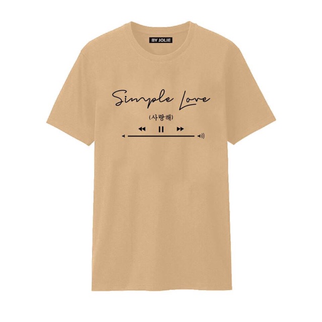 ÁO PHÔNG "SIMPLE LOVE"