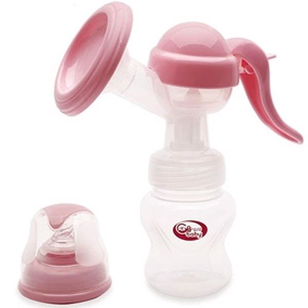 Hút Sữa cầm Tay GB Baby + bình đựng +Tặng kèm 6 túi trữ Sữa 250ml+ Túi Vải