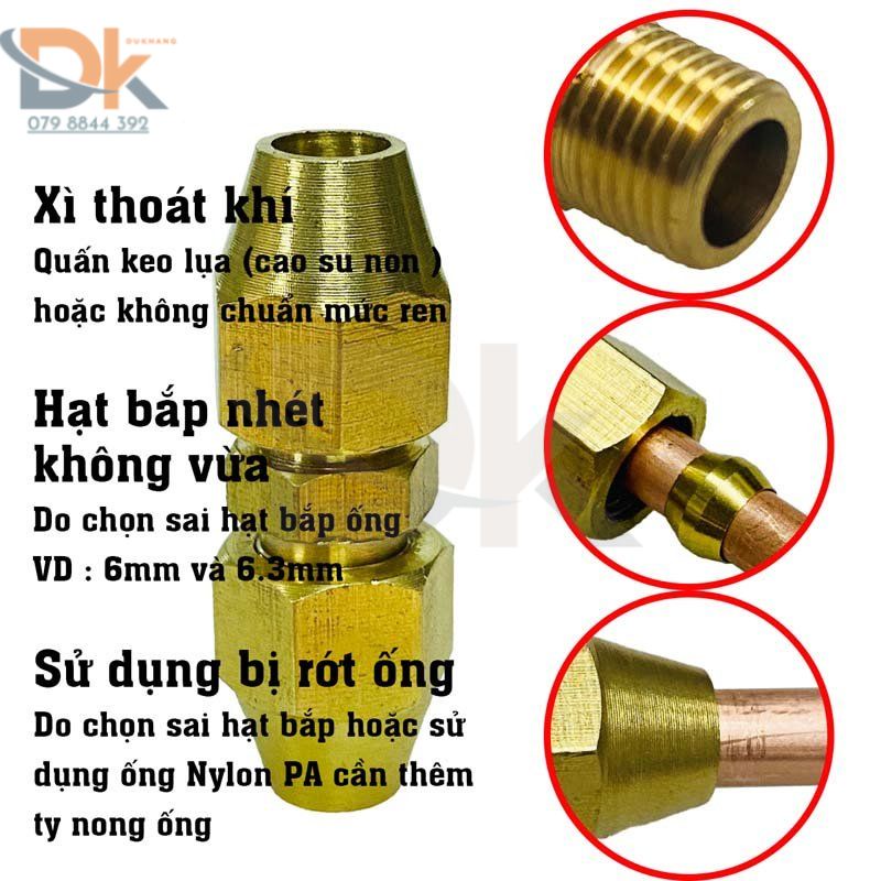 Nối 2 đầu hạt bắp thau