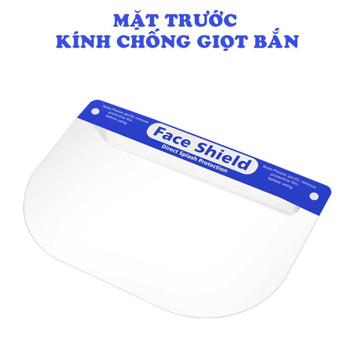 10 Kính che mặt trong suốt chống giọt bắn Face Shield