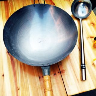 Chảo Thép và Muôi nội địa trung quốc  Nhà Hàng Quán Ăn