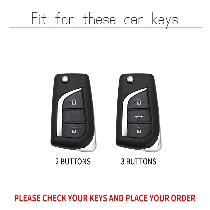 Vỏ Bọc Chìa Khóa Điều Khiển Từ Xa Bằng TPU Mềm Cho Toyota Yaris Hilux Corolla Camry Chr Rav4 Avensis Verso Auris Aygo Vellfire Revo Aevo