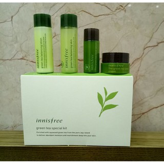 set dưỡng da trà xanh mini Innisfree green tea