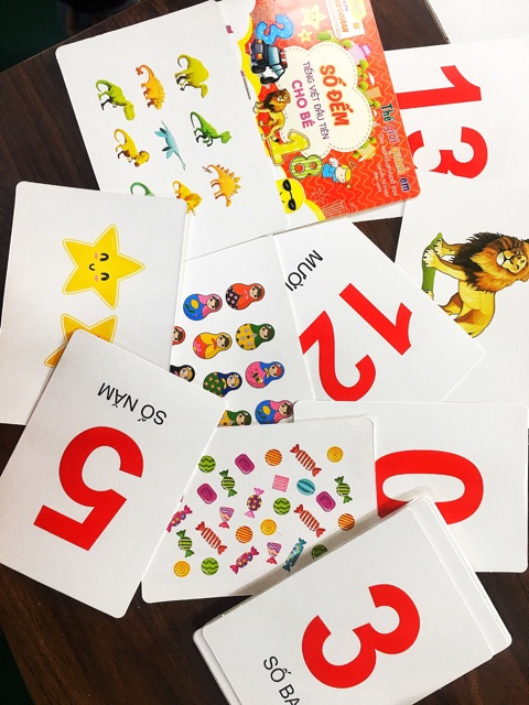 Flashcard Số đếm - theo phương pháp GLENN DOMAN giáo dục trẻ từ sớm