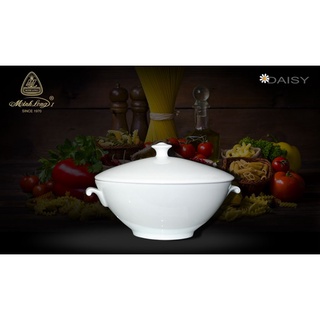 Thố sứ Minh Long 1 lít, dùng đựng cơm,canh, súp, đường kính 18cm, thố sứ có nắp đậy, thố sứ bằng mem cao cấp