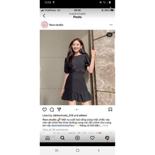 đầm fleurs studio đầm