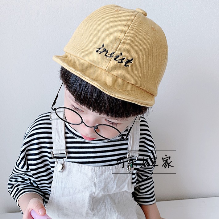 Nón Lưỡi Trai Thêu Chữ Cá Tính Dành Cho Bé