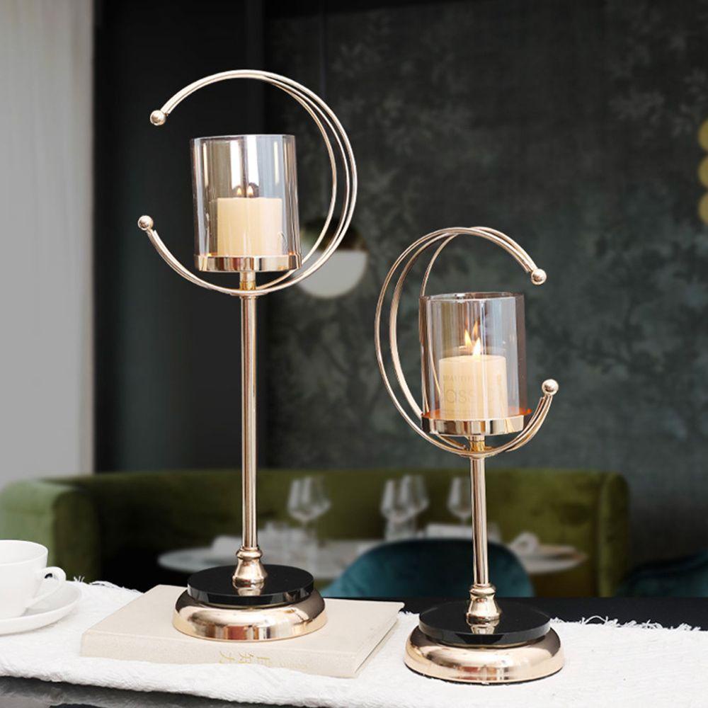 FOREVER Giá Đỡ Đèn Cầy Bằng Gỗ Phong Cách Cổ Điển Độc Đáo Trang Trí Nhà Cửa / Tiệc Cưới