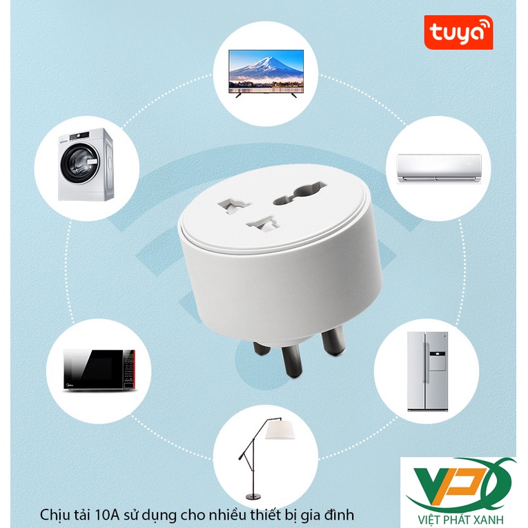 Ổ cắm thông minh wifi Tuya Smartliffe 10A/16A/ đo công suất