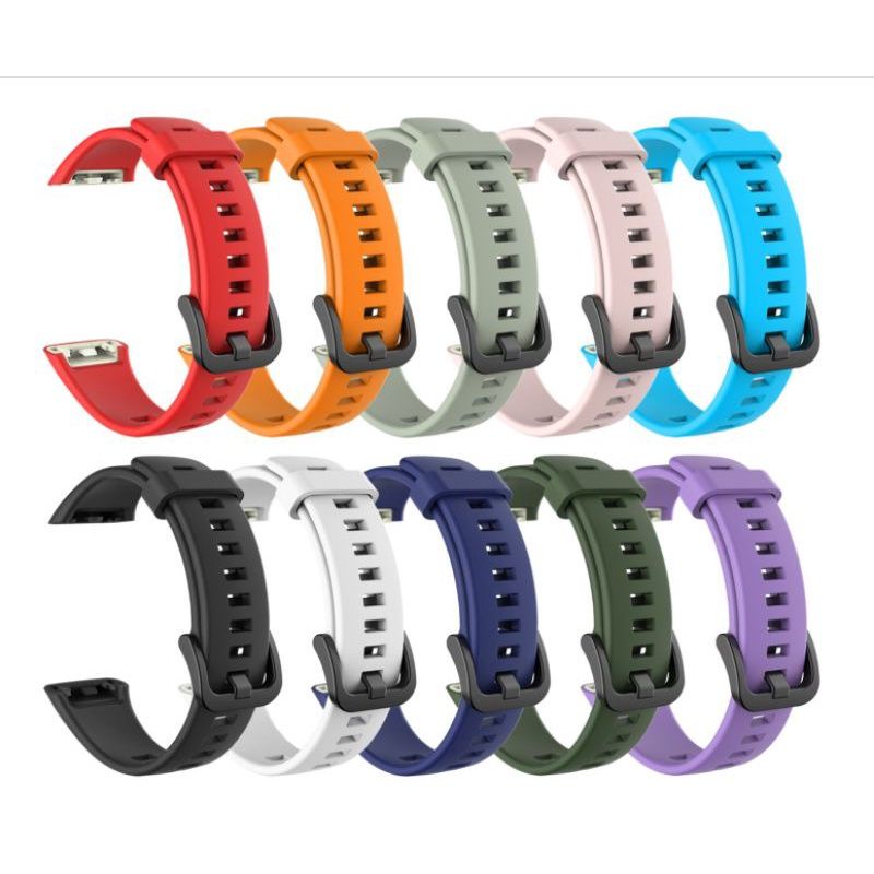 Huawei Band 6 - Dây đeo silicon đơn sắc dành cho Huawei