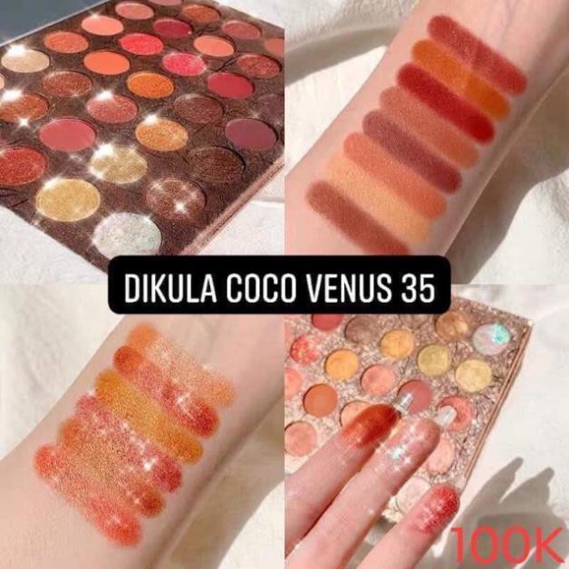 Bảng phấn mắt 35 ô Dikalu coco venus