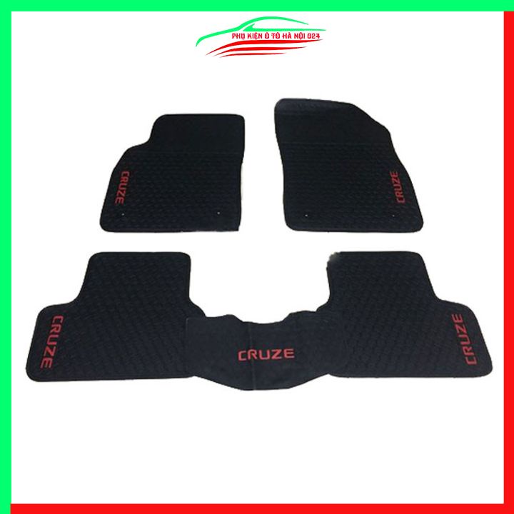 Thảm lót sàn cao su cho xe CHEVROLET CRUZE 2021-2022 hàng chuẩn theo xe chịu lực tốt