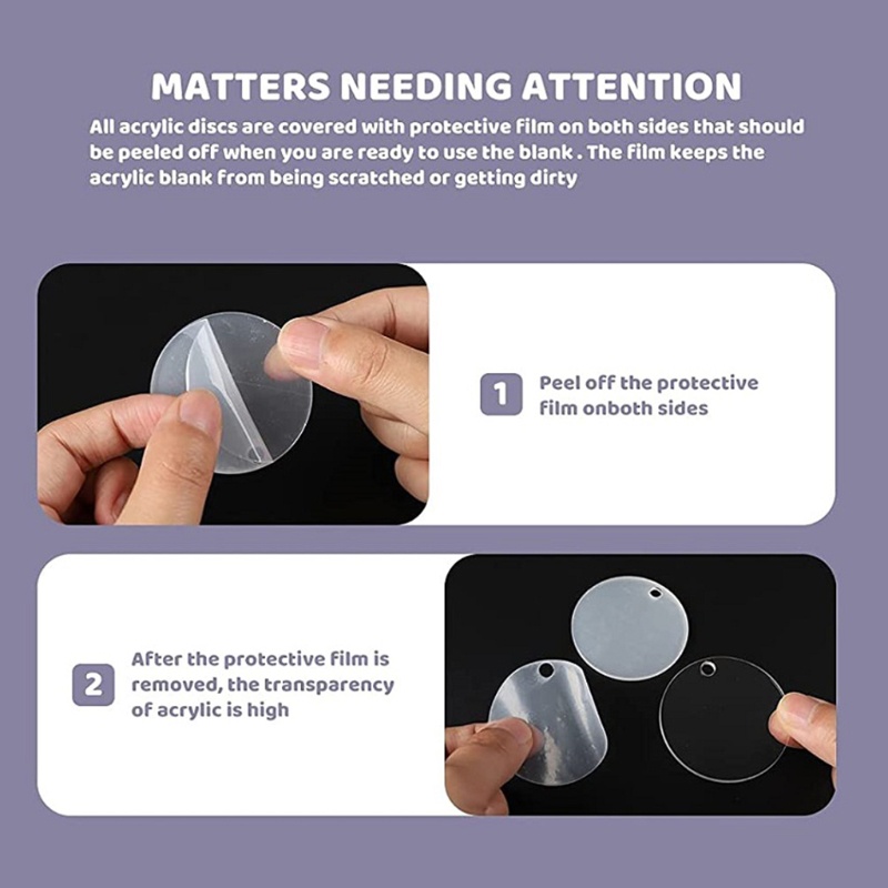 Móc Chìa Khóa Bằng Acrylic Bện DIY