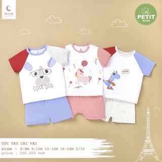 Cộc tay cài vai moon 6-9m đến 2-3y