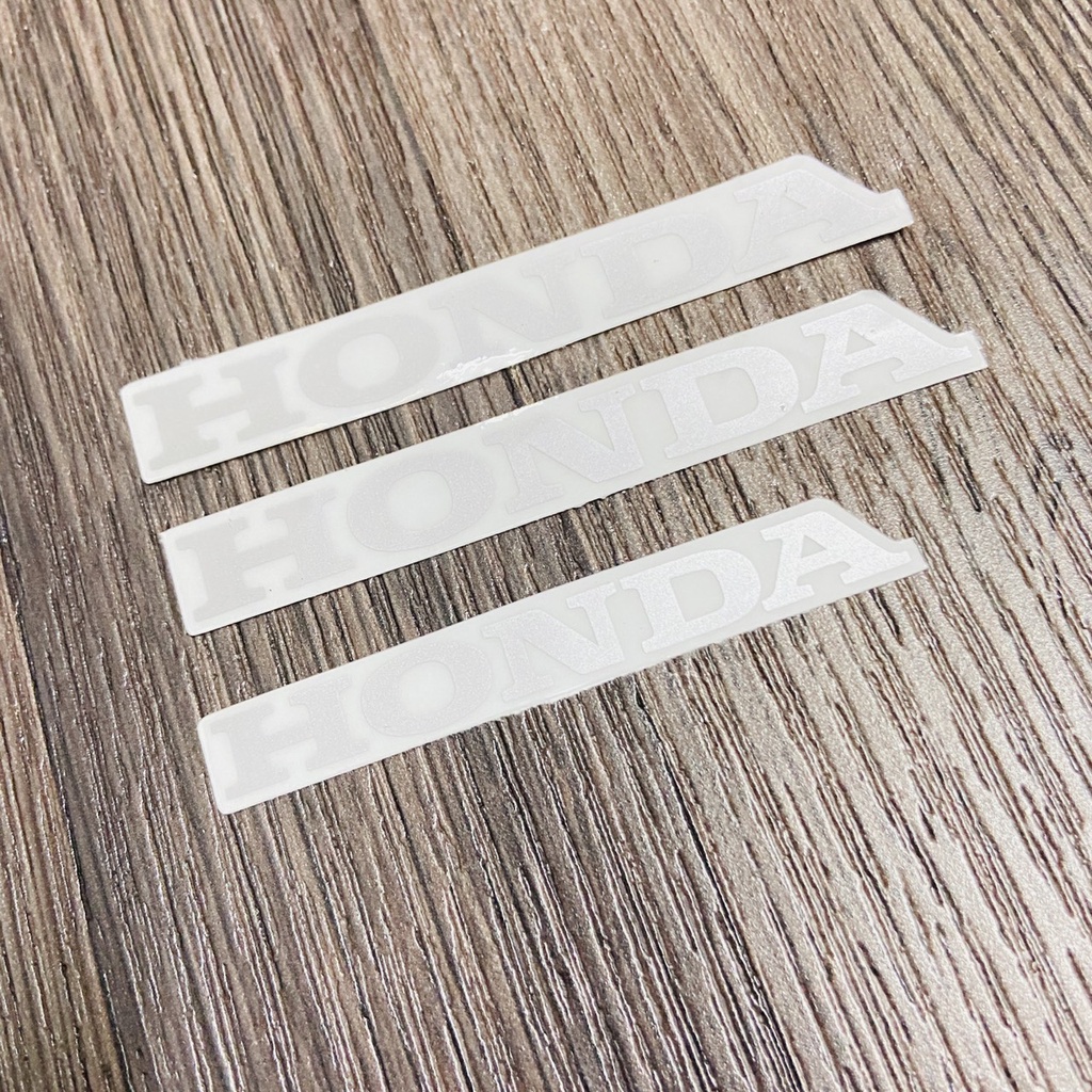 (TEM HONDA IN UV) Bộ sưu tập tem chữ HONDA độ màu, 03 chữ HONDA trên 1 bộ