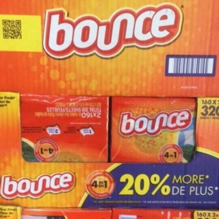 Giấy thơm Bounce, Kirkland 450k/ cặp