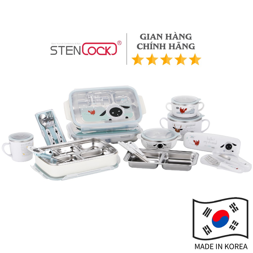 Bộ đồ dùng ăn dặm cho bé Stenlock Hàn Quốc