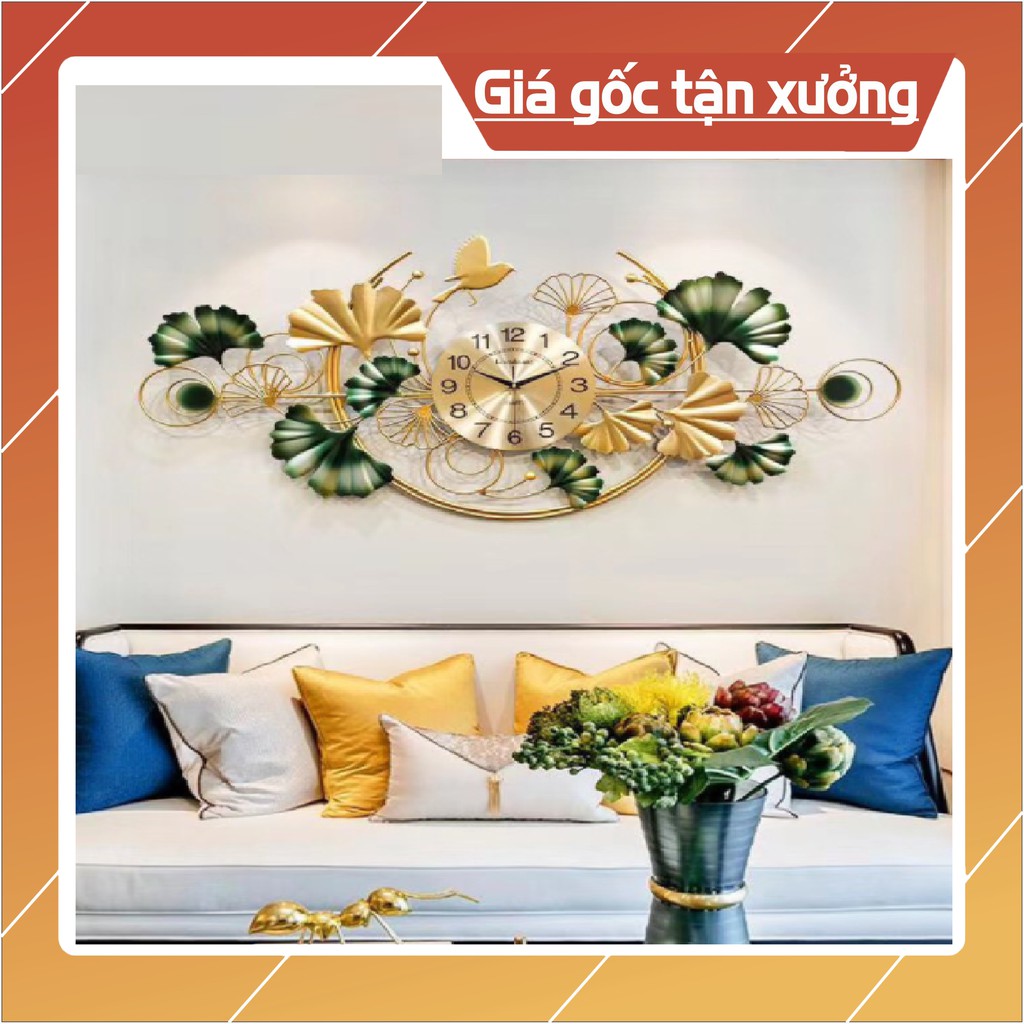 Đồng Hồ Treo Tường Mẫu Decor Nghệ Thuật - Tranh Treo Tường Cao Cấp Nhập Khẩu Loại 1