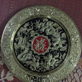 Mâm đồng tứ linh - chữ Lộc