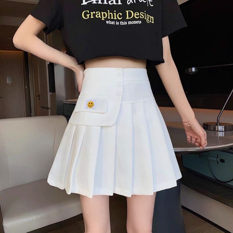 Chân Váy Xếp Ly Ulzzang Hàn Quốc Lưng Cao Phong Cách Tennis Xòe Kểu Xếp Li Ngắn (có quần trong ) | BigBuy360 - bigbuy360.vn