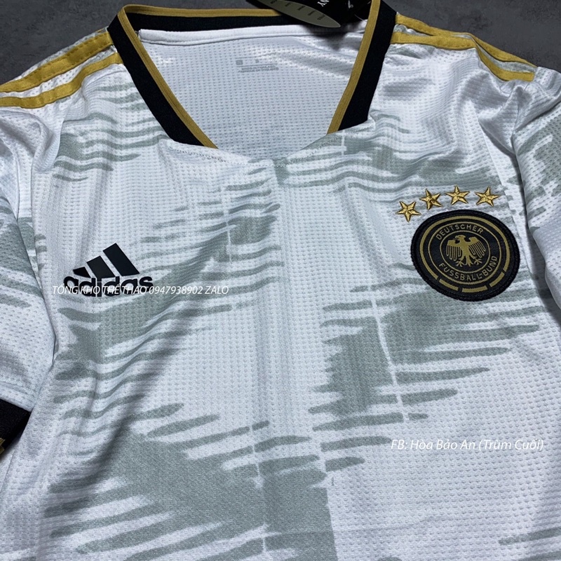 Bộ quần áo đá bóng ĐT Đức hàng cao cấp mẫu mới nhất 2023