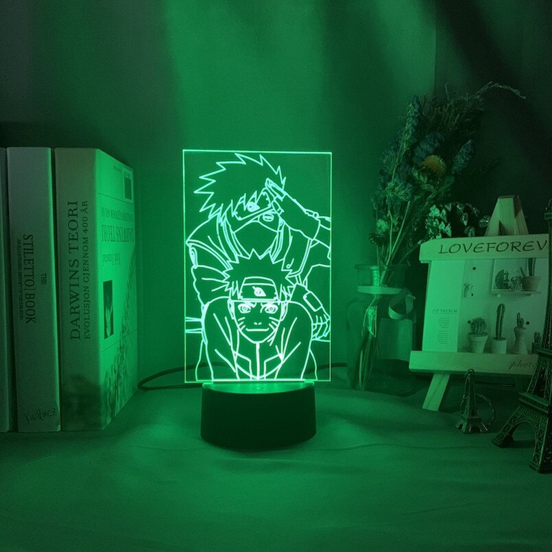 Đèn Ngủ Led 3D Hình Naruto Kakashi Độc Đáo
