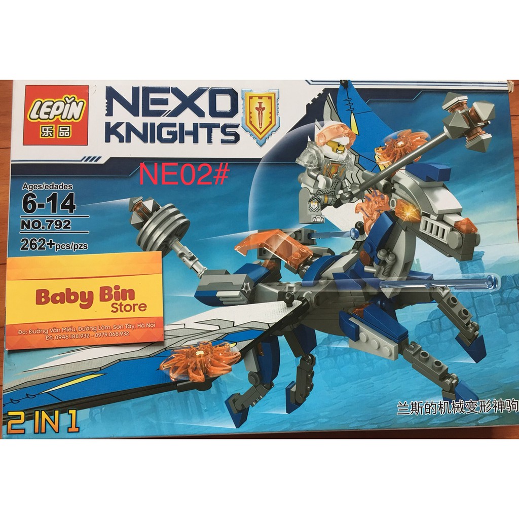 Bộ xếp hình Lego (NEXO KNIGHTS)