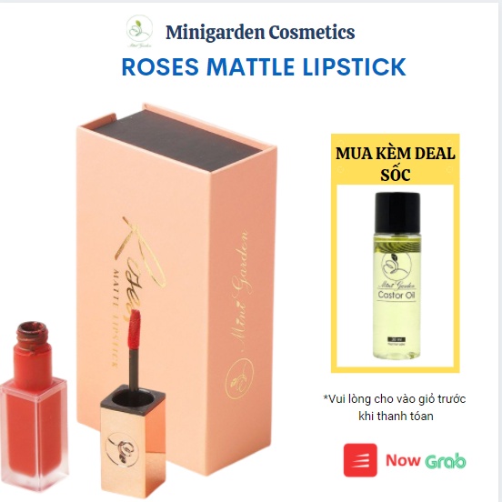 Son kem lì roses son môi Mini Garden roses matte lipstick version 2019 6ML PV993