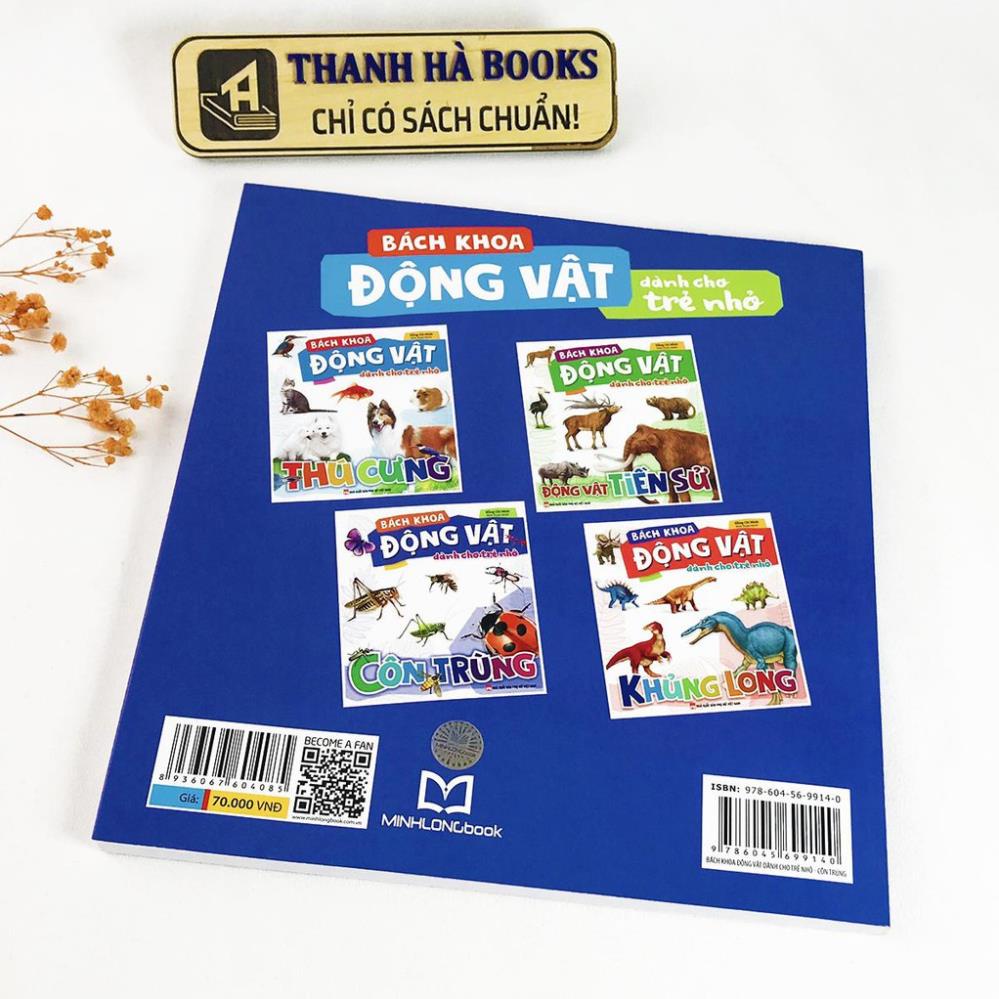 Sách - Bách khoa động vật dành cho trẻ nhỏ - Bộ 4 quyển (Lẻ tùy chọn) - Minh Long