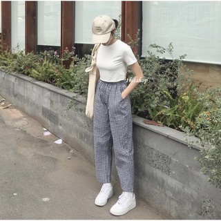 Quần DÀI CARO C5 Nam Nữ Unisex 1hitshop