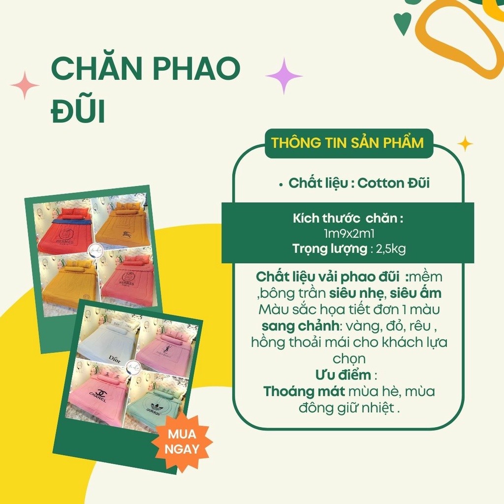 Chăn phao1m9x2m1 chăn phao đũi, mền siêu nhẹ An Như