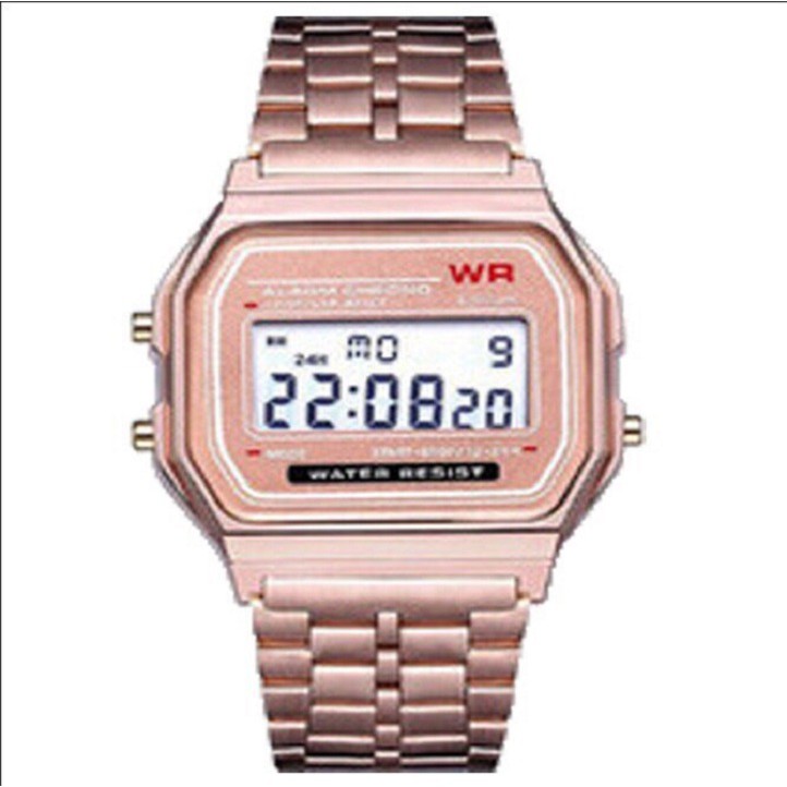 Đồng hồ nam nữ WR unisex dây hơp kim hồng cực đẹp ZO51